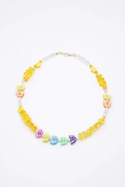 STORETS Gummy Bear Beaded Necklace ACCESSORIES