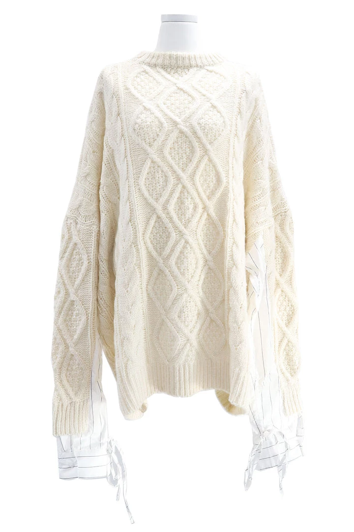 STORETS CLOTHING Sadie Shirt Combo Knit Pullover