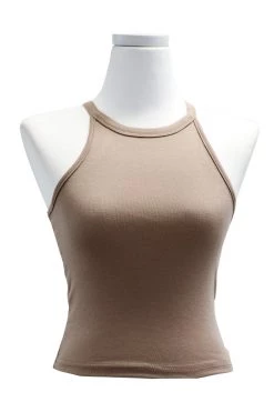 STORETS Bridget Cropped Halter Top