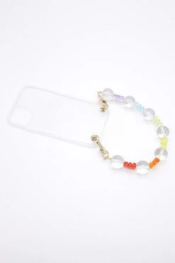 STORETS ACCESSORIES Clear Phone Case W/Strap Holder