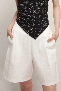 STORETS Eleanor Linen Bermuda Pants