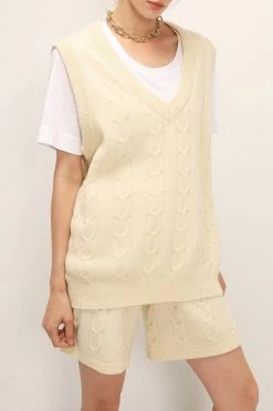 STORETS CLOTHING Harper Knitted Vest And Shorts Set