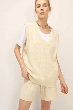 STORETS CLOTHING Harper Knitted Vest And Shorts Set