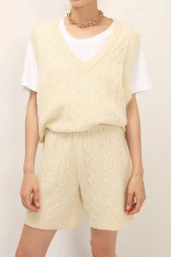 STORETS CLOTHING Harper Knitted Vest And Shorts Set