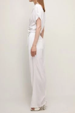 STORETS CLOTHING Serenity Twist Crop Shirt