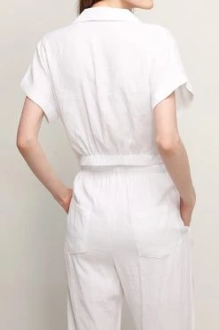 STORETS CLOTHING Serenity Twist Crop Shirt