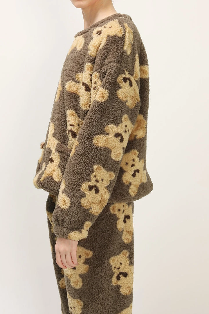 STORETS Riley Teddy Borg Pajama Set CLOTHING