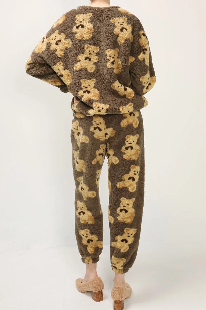 STORETS Riley Teddy Borg Pajama Set CLOTHING