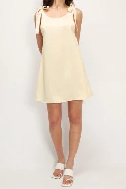 STORETS CLOTHING Kai Flared Satin Dress