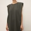 STORETS SALE CLOTHING Kinley Padded Shoulder Muscle Dress