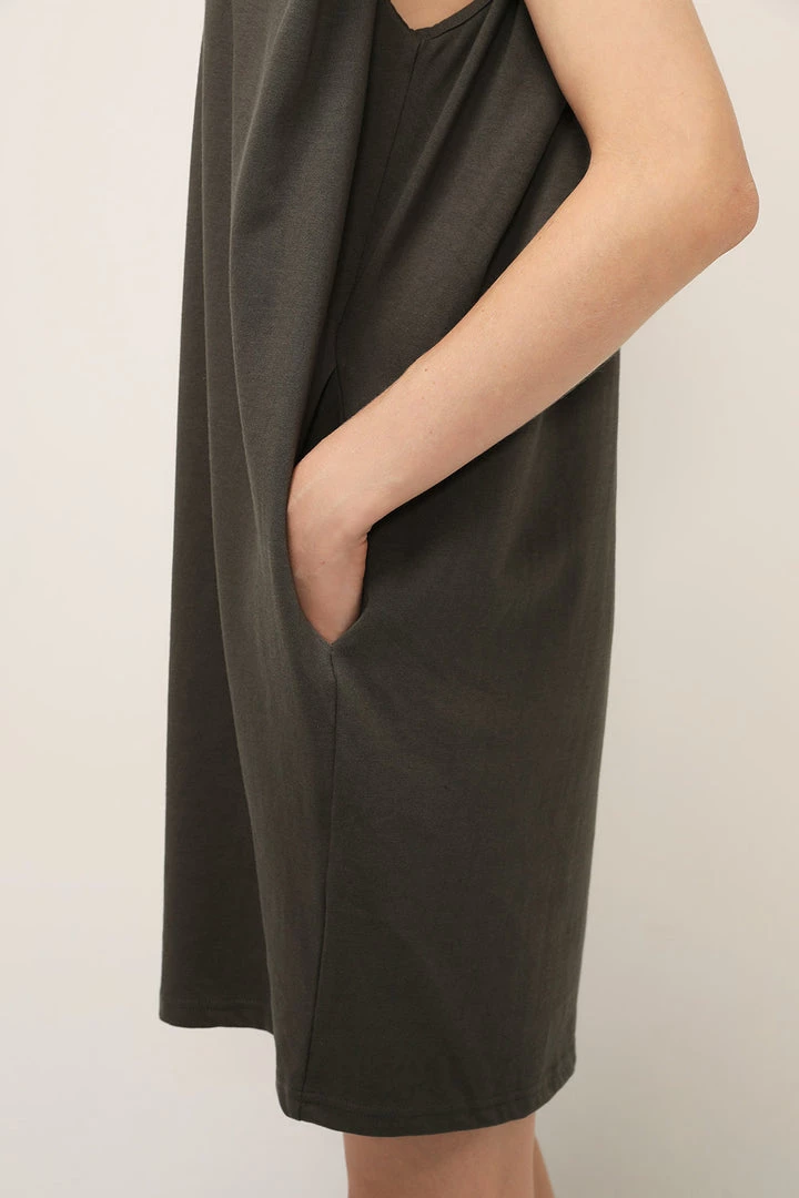 STORETS SALE CLOTHING Kinley Padded Shoulder Muscle Dress