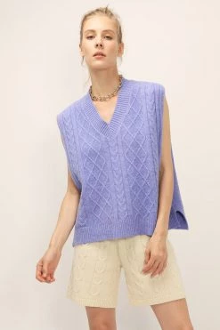 STORETS SALE Esther Cable Knit Vest