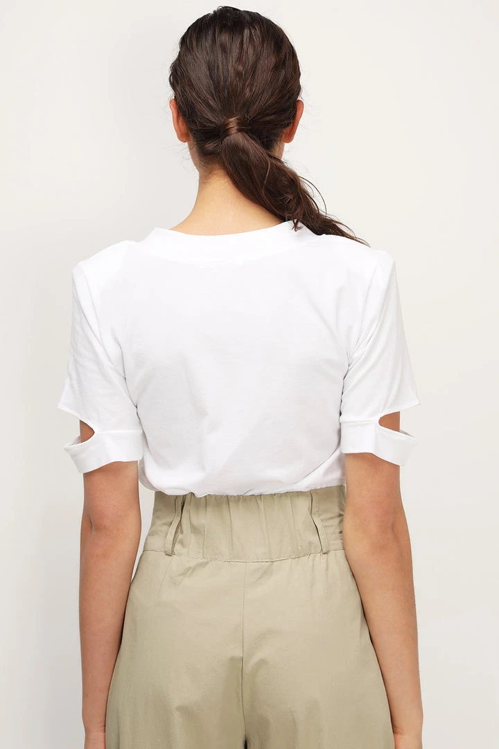 STORETS Sylvie Cutout Sleeve T-shirt CLOTHING