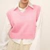 STORETS SALE Diana Cropped Knit Vest CLOTHING
