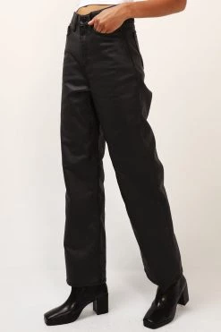 STORETS SALE CLOTHING Hazel Pleather Look Pants