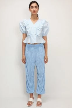 STORETS SALE CLOTHING Olivia Ruffle Peplum Blouse