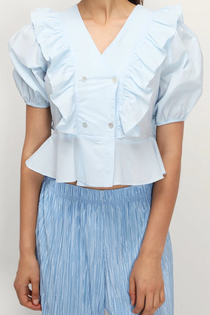 STORETS SALE CLOTHING Olivia Ruffle Peplum Blouse