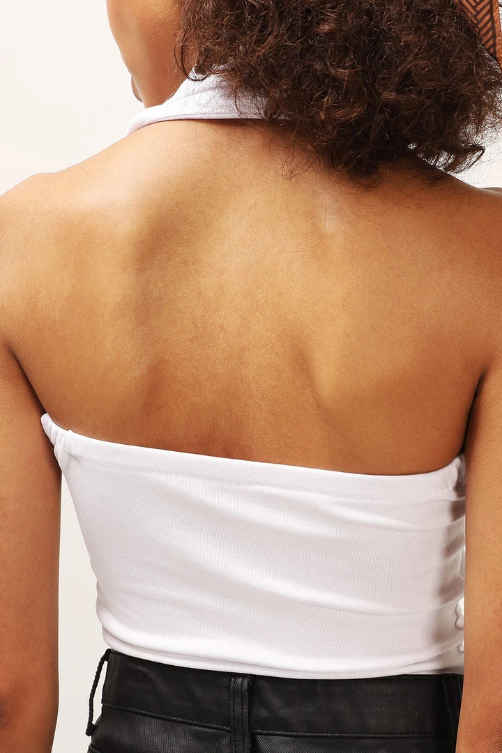 STORETS Stella Collared Halter Top