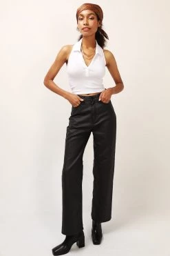 STORETS SALE CLOTHING Hazel Pleather Look Pants