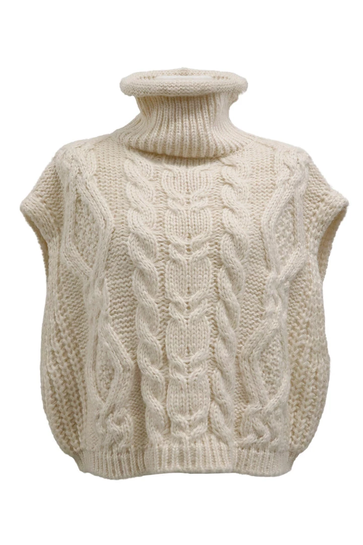 STORETS Reagan Cable Knit Sleeveless Top