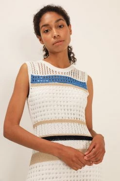 STORETS CLOTHING Celine Stripe Knitted Dress