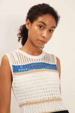 STORETS CLOTHING Celine Stripe Knitted Dress