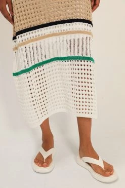 STORETS CLOTHING Celine Stripe Knitted Dress