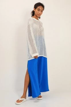STORETS Averi Netted Knit Top
