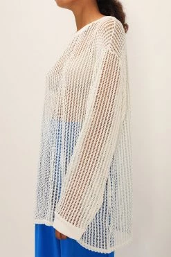 STORETS Averi Netted Knit Top