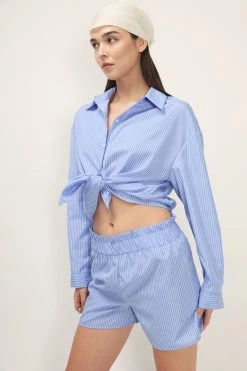 STORETS BEST-SELLERS Frank Pin Striped Shirt And Shorts Set