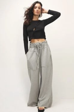 STORETS Tatum Asymmetric Ribbed Cardigan