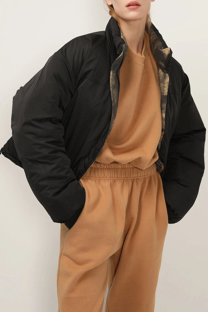 STORETS Hazel Reversible Printed Puffer Jacket CLOTHING