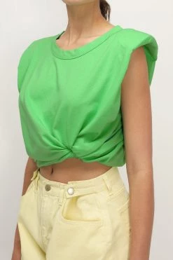 STORETS Rylan Padded Shoulder T-shirt CLOTHING