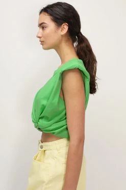 STORETS Rylan Padded Shoulder T-shirt CLOTHING