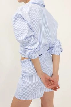 STORETS Frank Striped Shirt And Shorts Set