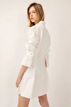 STORETS CLOTHING Amelia Pintuck Shirt Dress
