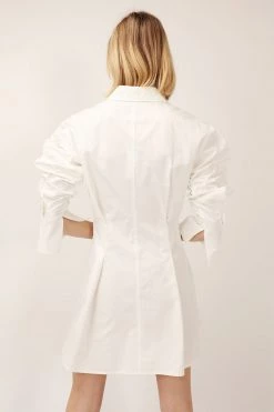 STORETS CLOTHING Amelia Pintuck Shirt Dress