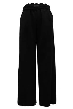 STORETS SALE Leah Fold Over Waist Brushed Sweat Pants CLOTHING