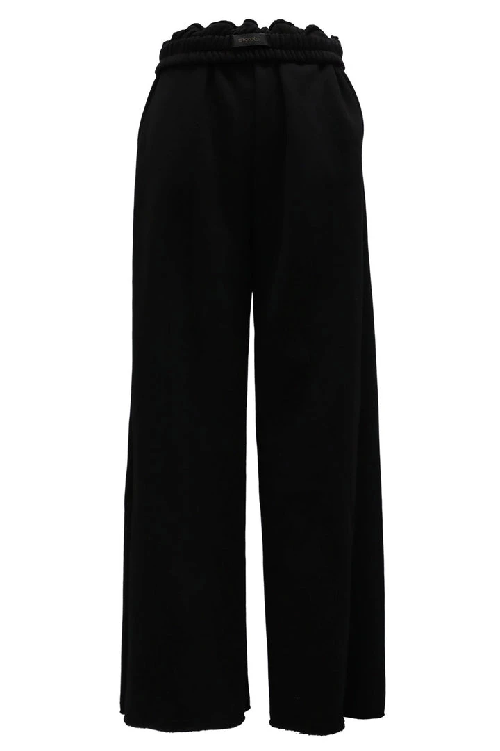 STORETS SALE Leah Fold Over Waist Brushed Sweat Pants CLOTHING