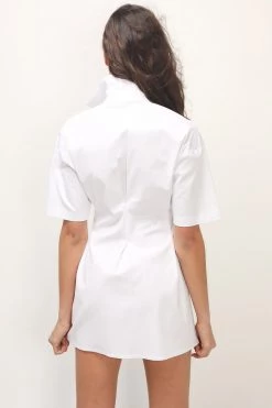 STORETS CLOTHING Samara Pintuck Shirt Dress