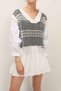 STORETS SALE CLOTHING Adalyn Layered Vest Shirt