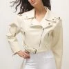 STORETS Gracelyn Cropped Biker Jacket CLOTHING