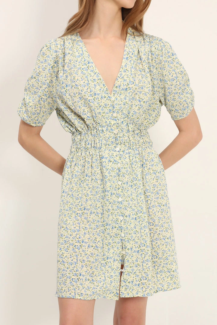 STORETS CLOTHING Dannii Button Through Tea Dress