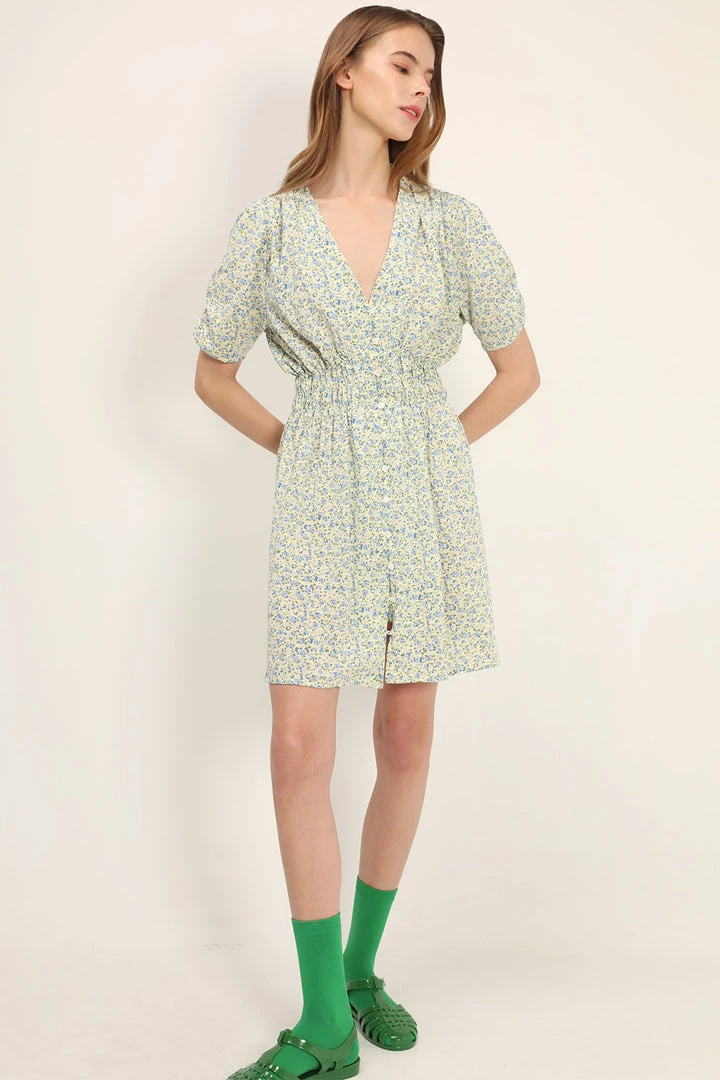 STORETS CLOTHING Dannii Button Through Tea Dress
