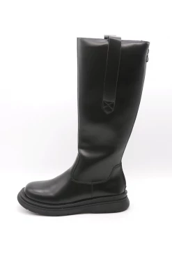 STORETS Wanda Zip-up Knee Pleather Knee Boots ACCESSORIES