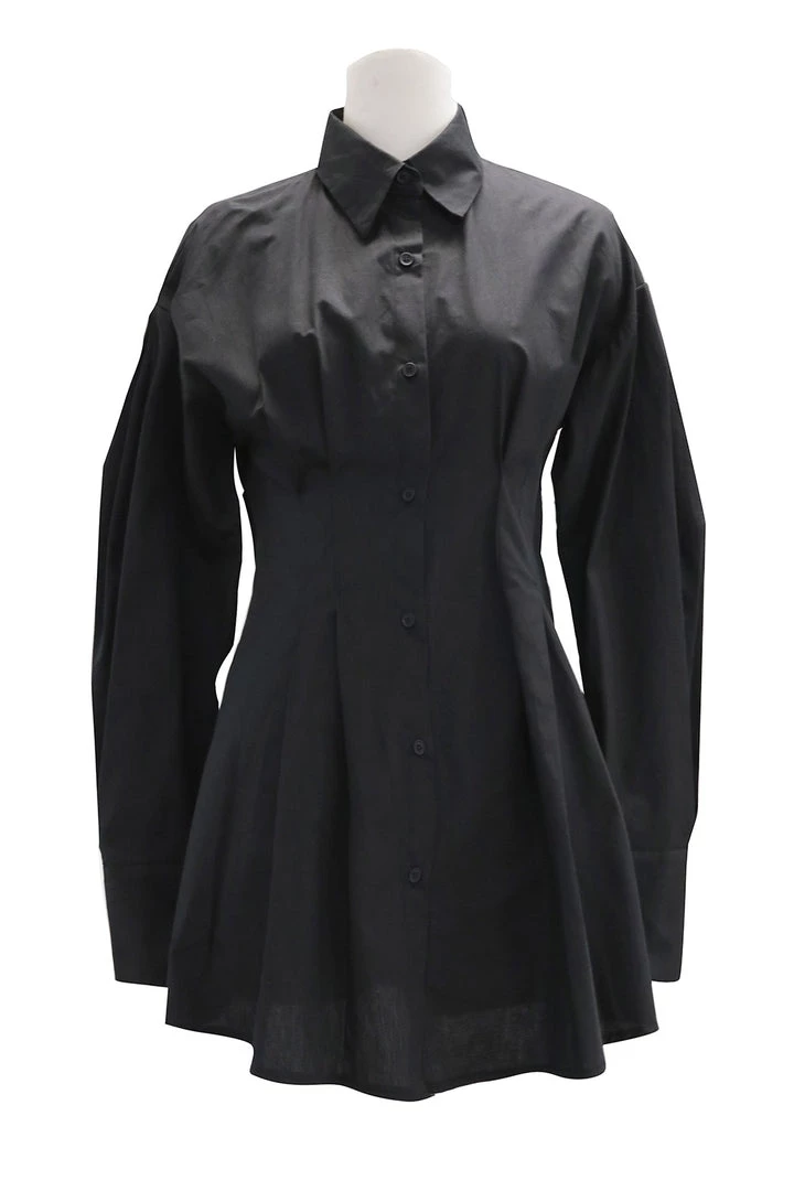 STORETS CLOTHING Blair Pintuck Shirt Dress
