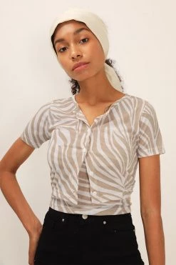 STORETS SALE CLOTHING Blake Zebra Printed 2-Piece Set