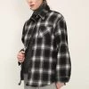 STORETS CLOTHING Cali Oversized Check Shacket