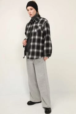 STORETS CLOTHING Cali Oversized Check Shacket