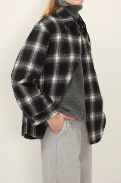 STORETS CLOTHING Cali Oversized Check Shacket